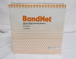 Gentell Elastic Net Retainer Dressing BandNet™ Tubular Poly-Covered Nylon / Rubber 50 Yard Length Size 9 White Large Axilla / Abdomen / Chest NonSterile - Box of 1 - BA5009-BX