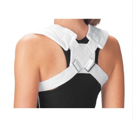 DJO Clavicle Strap PROCARE® Large Felt Buckle Closure - Each - 79-85007-EA