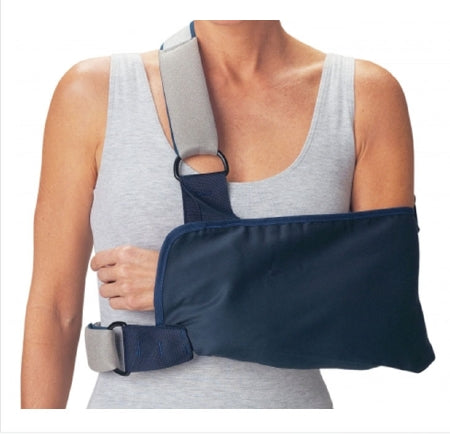 DJO Shoulder Immobilizer Cinch-Lock™ Medium Cotton / Poly / Foam Contact Closure Left or Right Arm - Each - 79-84165-EA