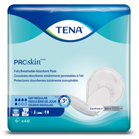 Essity HMS North America Inc Incontinence Liner TENA ProSkin™ Day Regular 24 Inch Length Moderate Absorbency Dry-Fast Core™ One Size Fits Most - Pack of 46 - 62418-PK