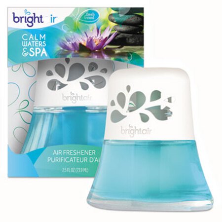 BRIGHT Air® Scented Oil Air Freshener, Calm Waters and Spa, Blue, 2.5 oz - Each - BRI-900115EA-EA