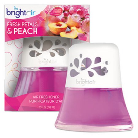 BRIGHT Air® Scented Oil Air Freshener Diffuser, Fresh Petals and Peach, Pink, 2.5 oz - Each - BRI-900134EA-EA