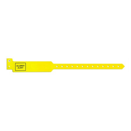 Precision Dynamics Identification Wristband Sentry® SuperBand® Alert Band Permanent Snap Allergy Alert - Box of 250 - 5052-14-PDJ-BX