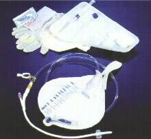 Cardinal Indwelling Catheter Tray Dover™ Closed System / Foley 16 Fr. Latex - Case of 10 - 407716--CS