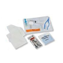 Cardinal Indwelling Catheter Tray Dover™ Foley 18 Fr. 5 cc Balloon Silicone Elastomer Coated Latex - Case of 10 - 407718--CS