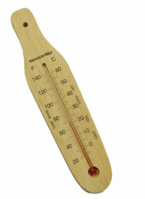 Graham-Field Flat Bath Thermometer Grafco Fahrenheit / Celsius 20Â° to 140Â° (0Â° to +60Â°C) Without External Probe Wall Mount Does Not Require Power - Each - 1537-EA