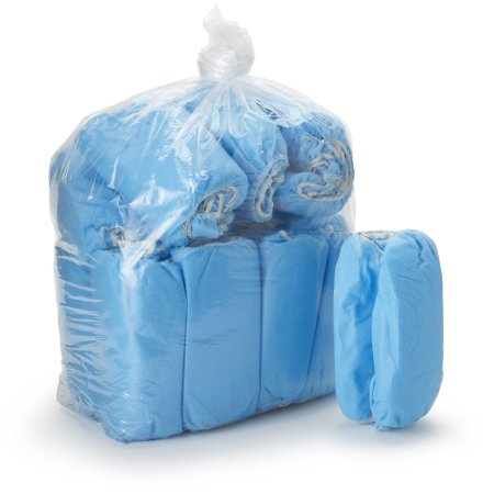 McKesson Shoe Cover McKesson X-Large Shoe High Without Tread Blue NonSterile - Case of 100 - 16-3515-CS