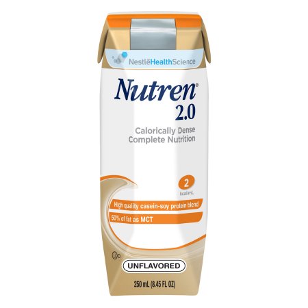 Nestle Healthcare Nutrition Tube Feeding Formula Nutren® 2.0 Unflavored Liquid 250 mL Carton - Each - 00798716162302-EA