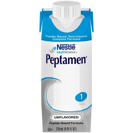 Nestle Healthcare Nutrition Tube Feeding Formula Peptamen® Unflavored Liquid 250 mL Carton - Case of 24 - 00798716162692-CS