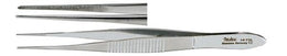 Integra Lifesciences Eye Dressing Forceps Miltex® 4 Inch Length OR Grade German Stainless Steel NonSterile NonLocking Thumb Handle Straight Serrated Tips - Each - 18-779-EA