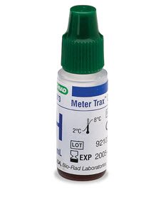 Bio-Rad Laboratories Control Meter Trax™ Blood Glucose / Hemoglobin / Hematocrit Testing High Level 6 X 2 mL - Each - 973-EA