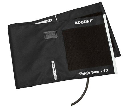 American Diagnostic Corp Reusable Blood Pressure Cuff Adcuff™ 40 to 66 cm Leg Nylon Cuff Thigh Cuff - Each - 845-13TBK-1-EA