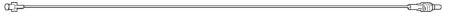 Baxter IV Extension Set Mini Bore 36 Inch Tubing Without Filter - Case of 48 - 2C5685-CS