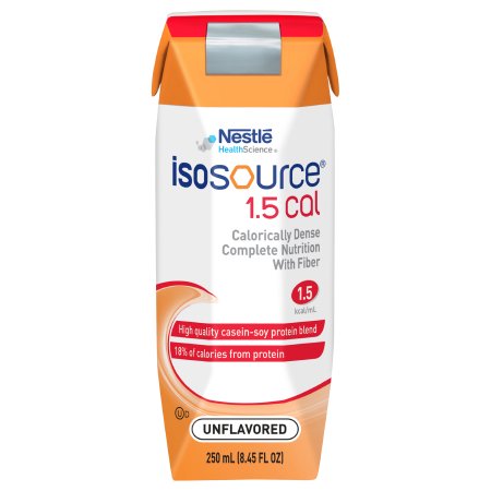 Nestle Healthcare Nutrition Tube Feeding Formula Isosource® 1.5 Cal Unflavored Liquid 250 mL Carton - Each - 10043900181506-EA