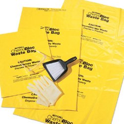 Cardinal Chemo Soft Waste Bag ChemoPlus™ 20 gal. Yellow Bag - Each - CT2100-EA