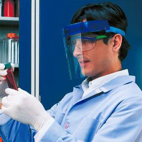 Fisher Scientific Face Shield Splash Shield™ One Size Fits Most Full Length Disposable NonSterile - Pack of 24 - 17310-PK