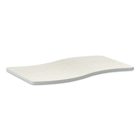 HON® Build Ribbon Shape Table Top, 54w x 30d, Silver Mesh - CT/1 - HON-SW3054ENB9K-CT