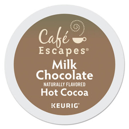 CafÃ© Escapes® Cafe Escapes Milk Chocolate Hot Cocoa K-Cups, 96/Carton - CT/1 - GMT-6801CT-CT