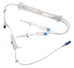 Baxter Primary IV Administration Set Interlink® Gravity 2 Ports 10 Drops / mL Drip Rate With Filter 99 Inch Tubing - Case of 48 - 2C6723-CS