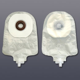 Hollister Urostomy Pouch Karaya 5 One-Piece System 12 Inch Length 1-3/4 Inch Stoma Drainable Convex, Pre-Cut - Box of 10 - 1439-BX