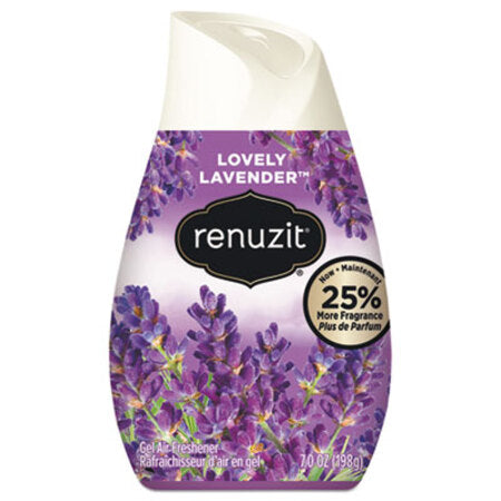 Renuzit® Adjustables Air Freshener, Lovely Lavender, 7 oz Cone - Each - DIA-35001-EA