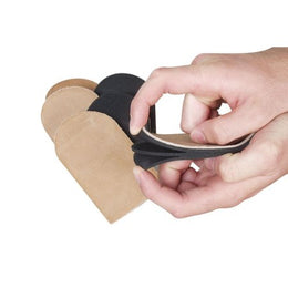 Alimed AliMed® Adjustable Heel Lift Medium Leather / Rubber Beige / Black - Each - 2970003763-EA