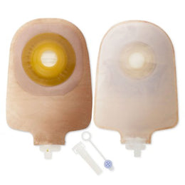 Hollister Urostomy Pouch Premier™ One-Piece System 9 Inch Length 3/4 Inch Stoma Drainable - Box of 5 - 8482-BX