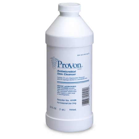 GOJO Antimicrobial Soap PROVON® Liquid 32 oz. Bottle Fresh Scent - Case of 12 - 4104-12-CS