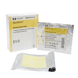 Cardinal Xeroform Petrolatum Impregnated Dressing Xeroform™ Occlusive Square 4 X 4 Inch Sterile - Case of 150 - 8884433500-CS