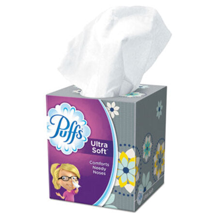 Puffs® Ultra Soft Facial Tissue, 2-Ply, White, 56 Sheets/Box - Box of 1 - PGC-35038BX-BX