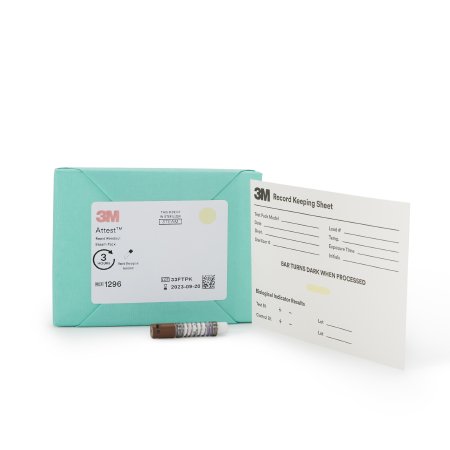 3M Attest™ Rapid Readout Sterilization Biological Indicator Pack Steam - Case of 25 - 1296-CS