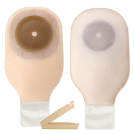 Hollister Colostomy Pouch Premier™ Flextend™ One-Piece System 12 Inch Length Drainable Convex, Trim to Fit - Box of 5 - 8628-BX