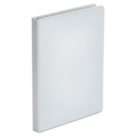 Universal® Economy Round Ring View Binder, 3 Rings, 0.5" Capacity, 11 x 8.5, White, 6/Pack - Pack of 1 - UNV-20952PK-PK