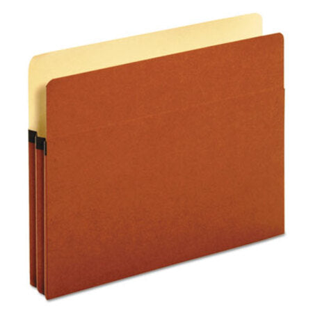 Universal® Redrope Expanding File Pockets, 1.75" Expansion, Letter Size, Redrope, 25/Box - Box of 1 - UNV-15141-BX