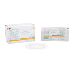 3M Transparent Film Dressing with Pad 3M™ Tegaderm™ 2-3/8 X 4 Inch Frame Style Delivery Rectangle Sterile - Case of 200 - 3584-CS
