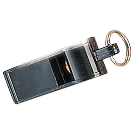 Champion Sports Sports Whistle, Medium Weight, Plastic, Black, Dozen - DZ/1 - CSI-601-DZ