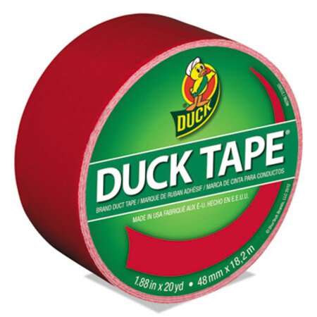 Duck® Colored Duct Tape, 3" Core, 1.88" x 20 yds, Red - Roll of 1 - DUC-1265014-RL