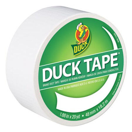 Duck® Colored Duct Tape, 3" Core, 1.88" x 20 yds, White - Roll of 1 - DUC-1265015-RL