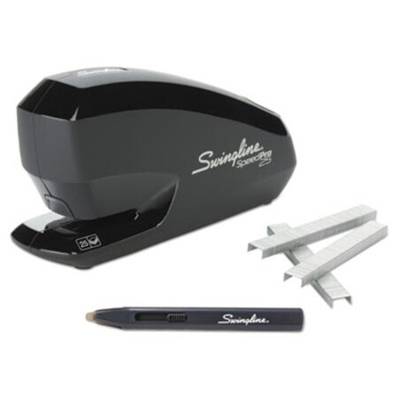 Swingline® Speed Pro 25 Electric Staplers Value Pack , 25-Sheet Capacity, Black - Each - SWI-42140-EA