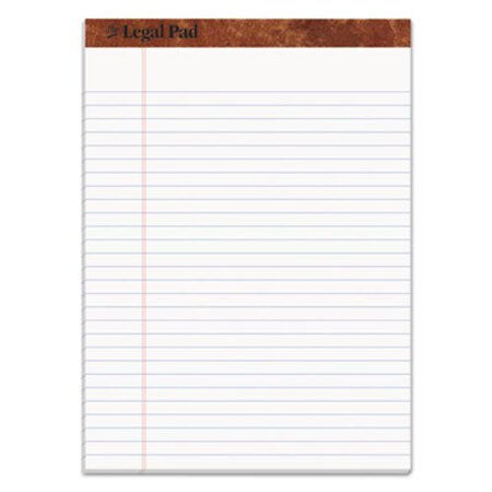 TOPS™ "The Legal Pad" Ruled Perforated Pads, Wide/Legal Rule, 50 White 8.5 x 11.75 Sheets - PD/1 - TOP-75330-PD
