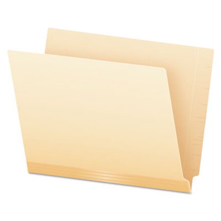 Pendaflex® Manila Laminated Spine Shelf File Folders, Straight Tabs, Letter Size, Manila, 100/Box - Box of 1 - PFX-11035-BX