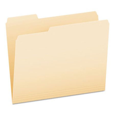 Pendaflex® Manila File Folders, 1/3-Cut Tabs: Assorted, Letter Size, 0.75" Expansion, Manila, 100/Box - Box of 1 - PFX-75213-BX