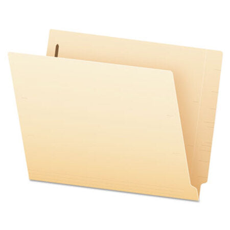 Pendaflex® Manila End Tab Expanding Fastener Folders, 2-Ply Tabs, 0.75" Expansion, 2 Fasteners, Letter Size, Manila Exterior, 50/Box - Box of 1 - PFX-H10U13-BX