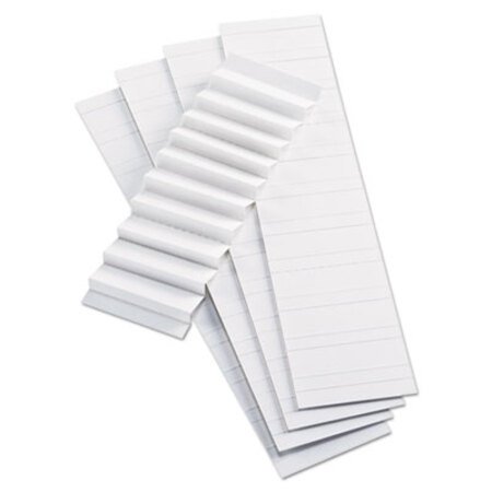 Pendaflex® Blank Inserts For Hanging File Folders, Compatible with 42 Series Tabs, 1/5-Cut, White, 2" Wide, 100/Pack - Pack of 1 - PFX-242-PK