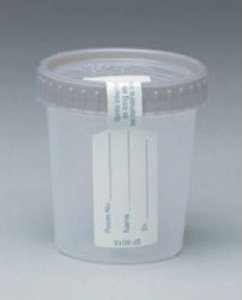 Medegen Medical Products LLC Specimen Container Gent-L-Kare™ 120 mL (4 oz.) Screw Cap Sterile Inside Only - Case of 100 - 01056-CS