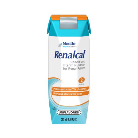 Nestle Healthcare Nutrition Tube Feeding Formula Renalcal® Unflavored Liquid 8.45 oz. Carton - Case of 24 - 00798716160643-CS