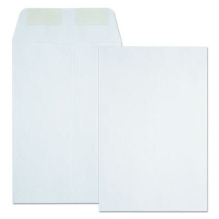Quality Park™ Catalog Envelope, 24 lb Bond Weight Paper, #1, Square Flap, Gummed Closure, 6 x 9, White, 500/Box - Box of 1 - QUA-40788-BX