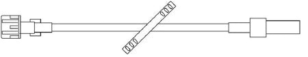 Baxter IV Extension Set Standard Bore 61 Inch Tubing Without Filter - Case of 60 - 2C9221-CS