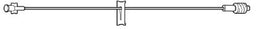 Baxter IV Extension Set Micro Bore 36 Inch Tubing Without Filter - Case of 50 - 2N3345-CS