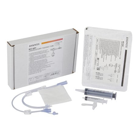 Avanos Medical Sales LLC Gastrostomy Feeding Tube Kit MIC-Key® 18 Fr. 2.3 cm Tube Silicone Sterile - Each - 0120-18-2.3-EA